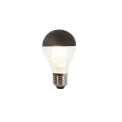 LUEDD E27 dimmbarer LED-Glühlampenkopfspiegel A60 schwarz 350lm 2700K