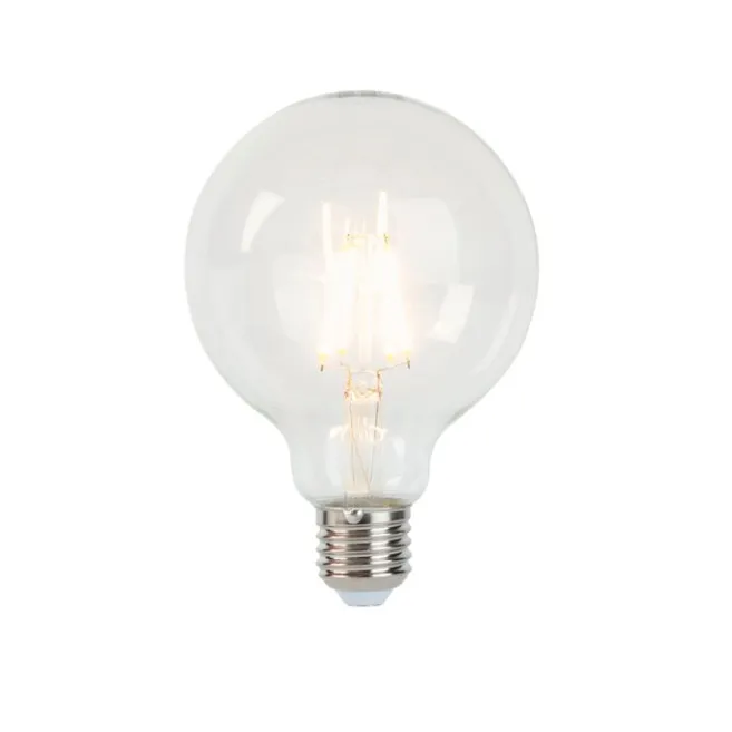 LUEDD E27 dimmbares LED-Leuchtmittel G95 5W 470 lm 2700K