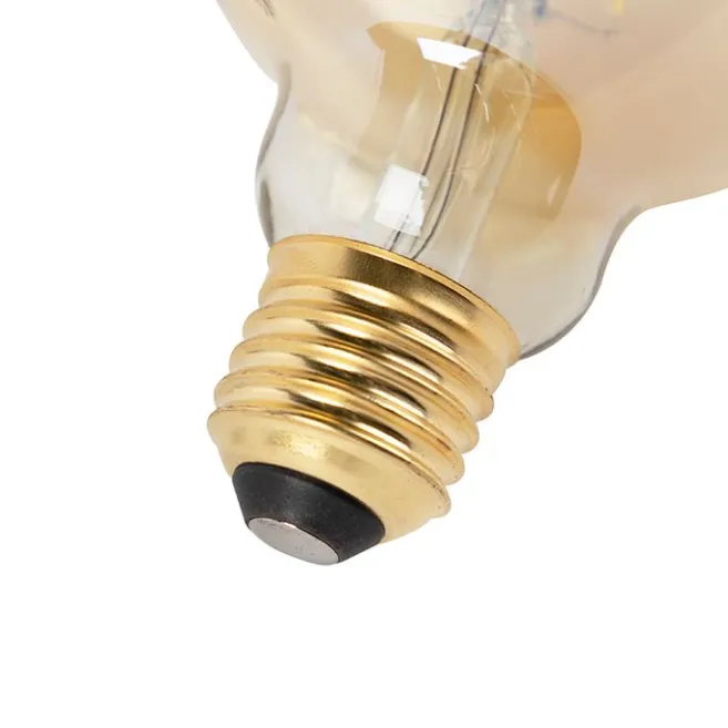 LUEDD E27 Dimm-zu-Warm-LED-Lampe G95 Gold 8W 806 lm 2000-2700K