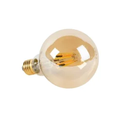 LUEDD E27 Dimm-zu-Warm-LED-Lampe G95 Gold 8W 806 lm 2000-2700K