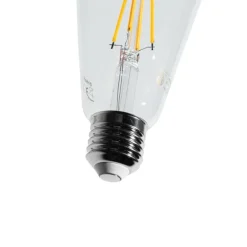 LUEDD E27 LED Filament Glühbirnen ST64 Klar 4W 470 lm 2700K