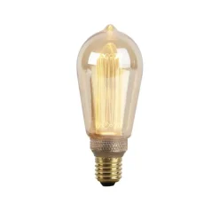 LUEDD E27 LED Glühlampe Braunglas 2.5W 120lm 1800K