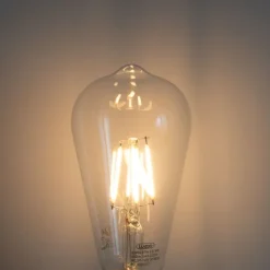 LUEDD E27 LED-Glühbirne A60 Lux Sensor 4W 400lm 2200K