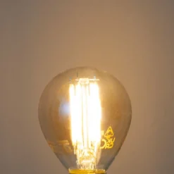 LUEDD E14 LED-Glühbirne G45 Gold 2W 180 lm 2100K