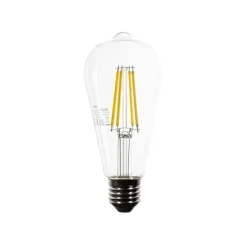 LUEDD E27 LED-Glühbirne ST64 Klar 3,8W 806 lm 3000K