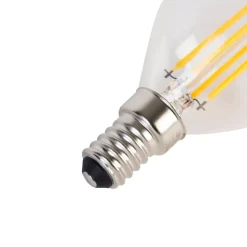 LUEDD E14 LED-Glühlampe Filament P45 4W 470 lm 2700K