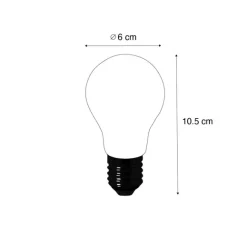 LUEDD E27 LED-Lampe A60 klar 3,8W 806 lm 2700K