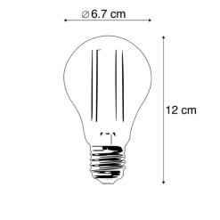 LUEDD E27 LED-Lampe A67 8W 1055lm 2700K