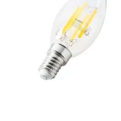 LUEDD E14 LED-Lampe B35 klar 2,2W 470 lm 2700K