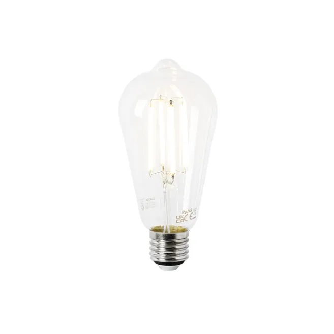 LUEDD E27 LED-Lampe ST64 klar 2,2W 470 lm 2700K