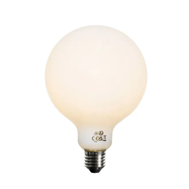 LUEDD E27 3-Stufen dimmbare LED-Glühbirne Opal G125 4W 450lm 2700K