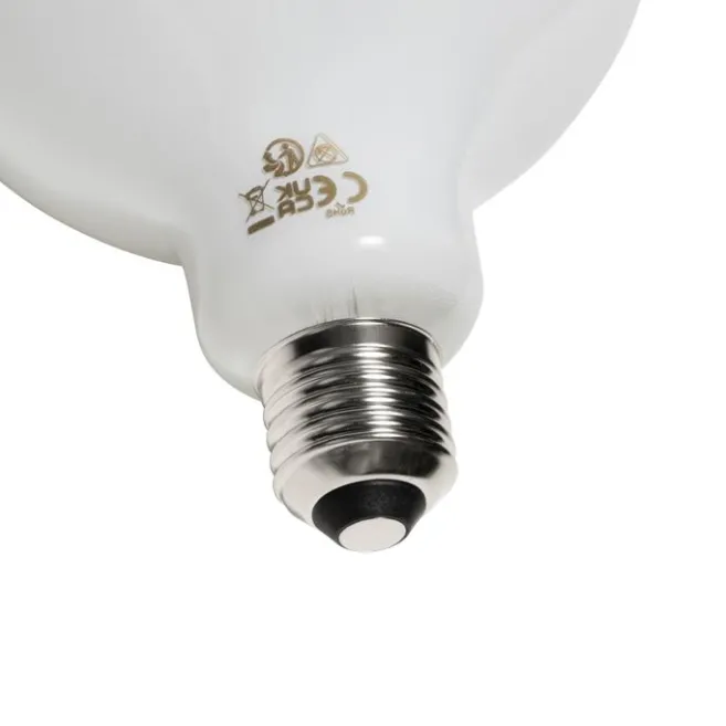 LUEDD E27 3-Stufen dimmbare LED-Glühbirne Opal G125 4W 450lm 2700K