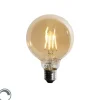 LUEDD E27 3-Stufen dimmbare LED-Glühbirne Gold G95 4W 450lm 2700K