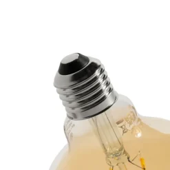 LUEDD E27 3-Stufen dimmbare LED-Glühbirne Gold G95 4W 450lm 2700K