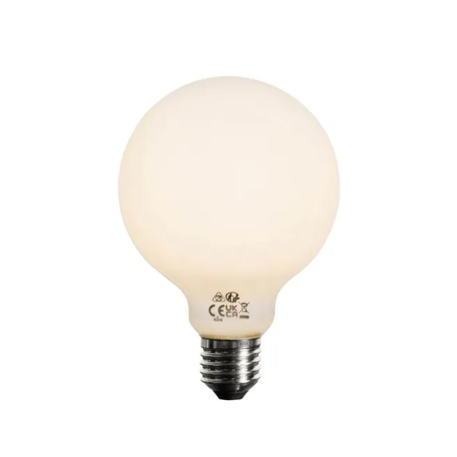 LUEDD E27 3-Stufen dimmbare LED-Glühbirne Opal G95 4W 450lm 2700K