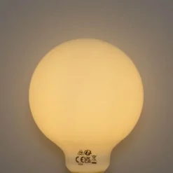 LUEDD E27 3-Stufen dimmbare LED-Glühbirne Opal G95 4W 450lm 2700K