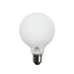 LUEDD E27 3-Stufen dimmbare LED-Glühbirne Opal G95 4W 450lm 2700K