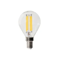 LUEDD E14 3-Stufen-Dimmbare LED-Glühbirne P45 Klar 5W 470 lm 3000K