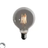 LUEDD E27 3-Stufen-Dimmbare LED-Glühbirne Rauch G95 4W 200 lm 1900K