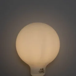 LUEDD E27 3-Stufen-dimmbare LED-Glühbirne Opal G125 4W 450lm 3000K