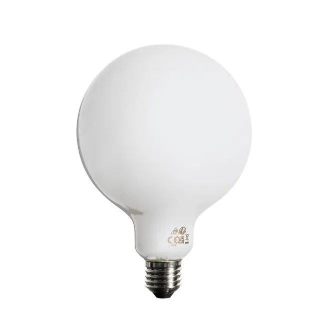 LUEDD E27 3-Stufen-dimmbare LED-Glühbirne Opal G125 4W 450lm 3000K