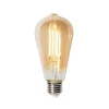 LUEDD E27 3-Stufen-Dimmbare LED-Glühbirne ST64 Gold 6W 700 lm 2700K