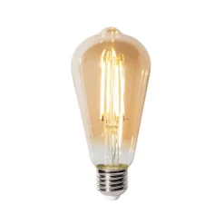 LUEDD E27 3-Stufen-Dimmbare LED-Glühbirne ST64 Gold 6W 700 lm 2700K