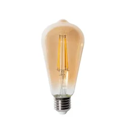 LUEDD E27 3-Stufen-Dimmbare LED-Glühbirne ST64 Gold 6W 700 lm 2700K