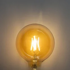 LUEDD E27 3-Stufen-dimmbare LED-Lampe Gold G125 4W 450lm 2700K