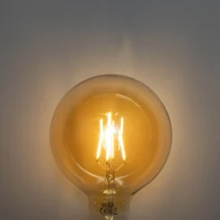 LUEDD E27 3-Stufen-dimmbare LED-Lampe Gold G125 4W 450lm 2700K