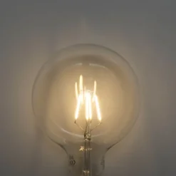 LUEDD E27 3-Stufen-dimmbare LED-Spirale Filament G125 4W 450lm 2700K