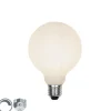 LUEDD E27 3-stufig dimmbare LED-Lampe G95 Milchglas 5W 550 lm 2700K