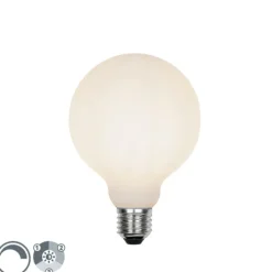 LUEDD E27 3-stufig dimmbare LED-Lampe G95 Milchglas 5W 550 lm 2700K
