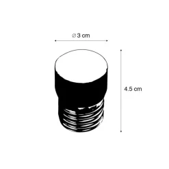 ETH E27 3-stufig dimmbare LED-Lampe PUCC 3,5 W 280 lm 2700 K