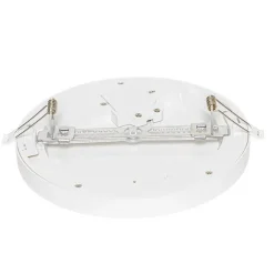 QAZQA Einbau- oder Aufbaustrahler weiß 22 cm inkl. LED 3 Stufen dimmbar bis warm - Trans