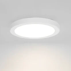 QAZQA Einbau- oder Aufbaustrahler weiß 22 cm inkl. LED 3 Stufen dimmbar bis warm - Trans