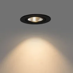 QAZQA Professional Einbau-Strahler schwarz 6,8 cm inkl. LED 750 lm dimmbar IP23 - Gaius