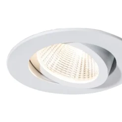 QAZQA Professional Einbau-Strahler weiß 6,8 cm inkl. LED 750 lm dimmbar IP65 - Gaius