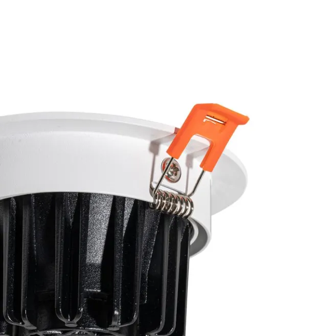 QAZQA Professional Einbau-Strahler weiß 9,5 cm inkl. LED 1300lm dimmbar IP23 - Gaius