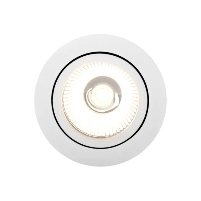 QAZQA Professional Einbau-Strahler weiß 9,5 cm inkl. LED 1300lm dimmbar IP23 - Gaius