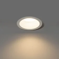 QAZQA Professional Einbaustrahler Weiß inkl. LED 3000K-5000K mit Dip-Schalter - Elias