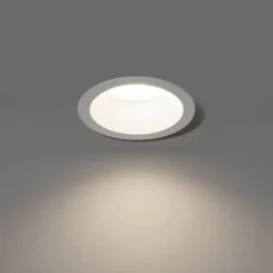 QAZQA Professional Einbaustrahler Weiß inkl. LED 3000K-5000K mit Dip-Schalter - Elias