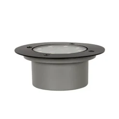 QAZQA 6er Set Bodenstrahler schwarz inkl. LED IP65 Solar - Terry