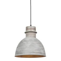 QAZQA 3er Set Country Hängelampen grau - Dory