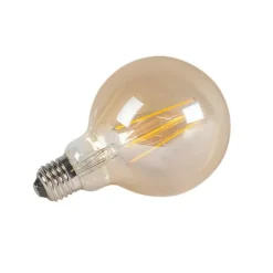 LUEDD 3er Set E27 dimmbare LED Lampen goldline G95 5W 450LM 2200K