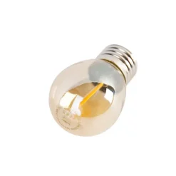 LUEDD 5er Set E27 dimmbare LED-Glühbirnen P45 Goldline 3,5W 330lm 2100K