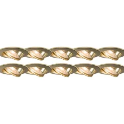 QAZQA 10er Set Einbaustrahler kippbar gold - Edu