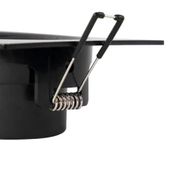 QAZQA 3er Set Einbaustrahler schwarz inkl. LED 3-stufig dimmbar - Miu