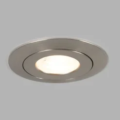QAZQA 3er Set Einbaustrahler Stahl inkl. LED IP44 - Relax LED