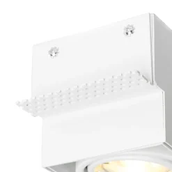 QAZQA 12er Set Einbaustrahler weiß GU10 schwenkbar randlos - Oneon